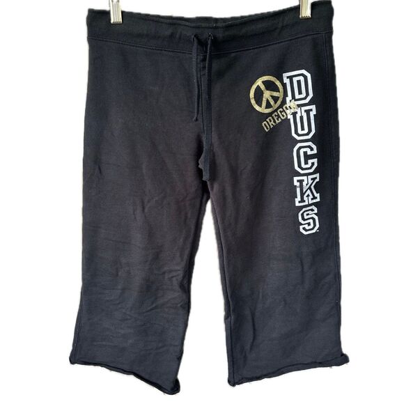 Jones & Mitchell Women's University Of Oregon UO Ducks Capri Sweatpants M - Picture 1 of 5